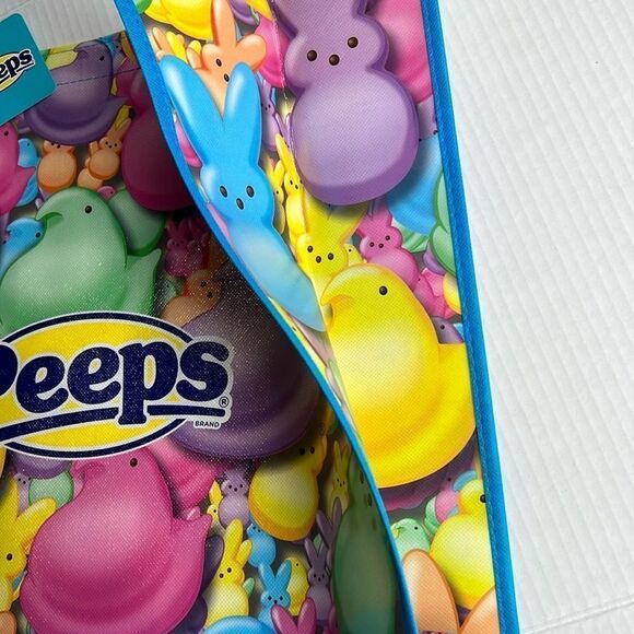 Peeps Multicolor Large Shopping Tote Bag - Picture 8 of 13